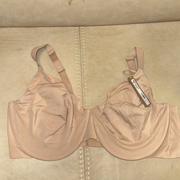 NWT SKIMS Smoothing Intimates Unlined Full Coverage Bra in Clay - Picture 7 of 8